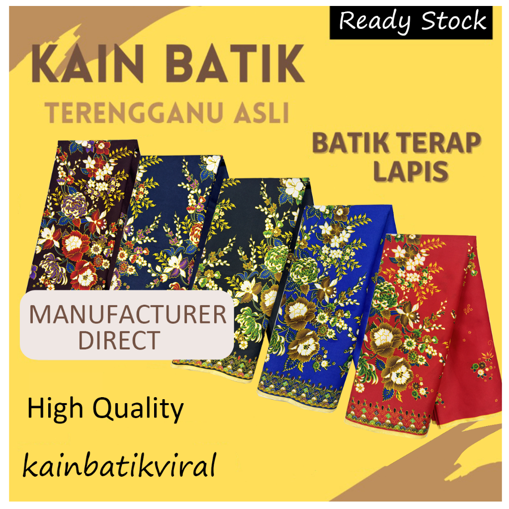 Batik Viral Kain Batik Sarung Batik Halus baju kurung moden kain batik ...