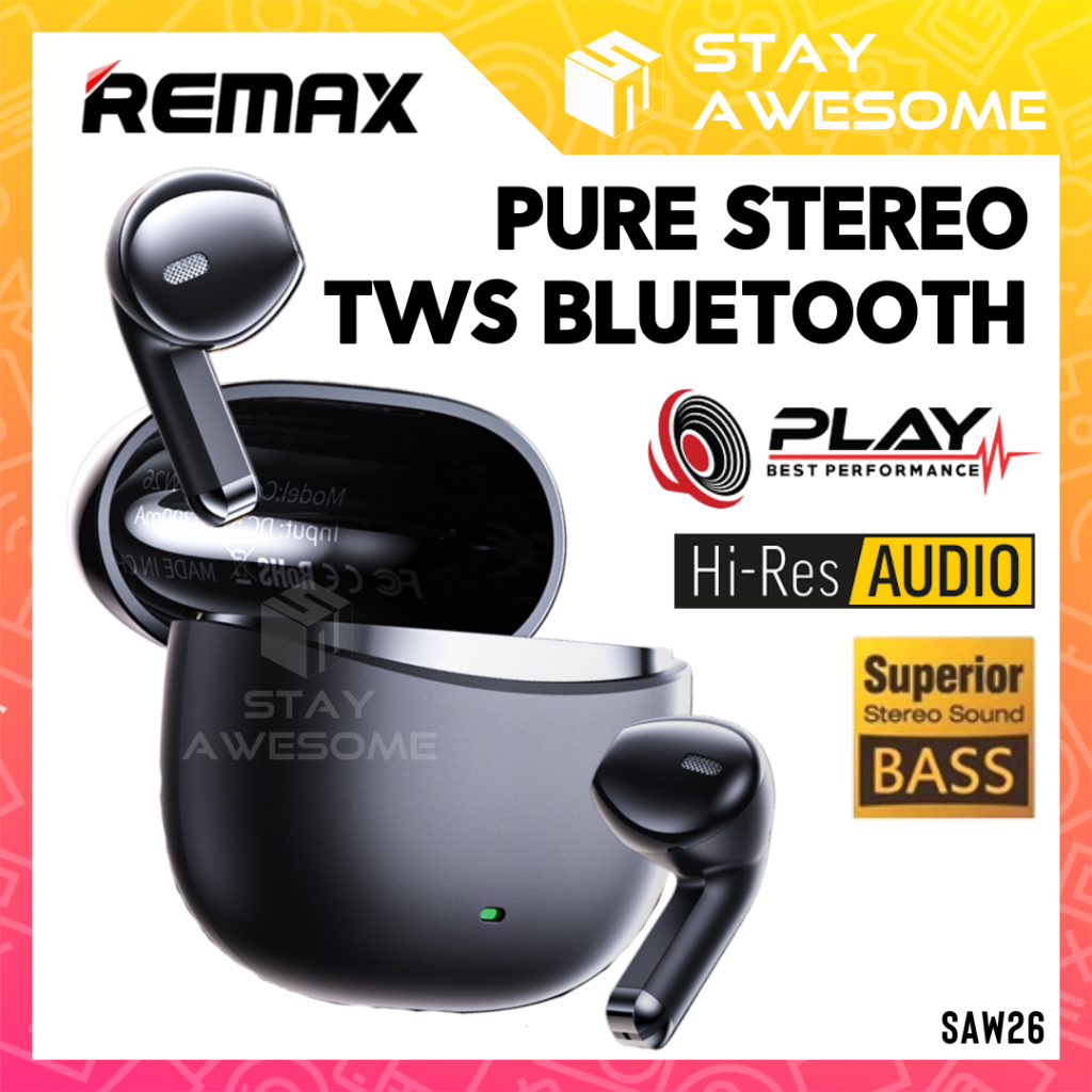 REMAX True Wireless Best High Quality Stereo HD Music Earphone Super ...