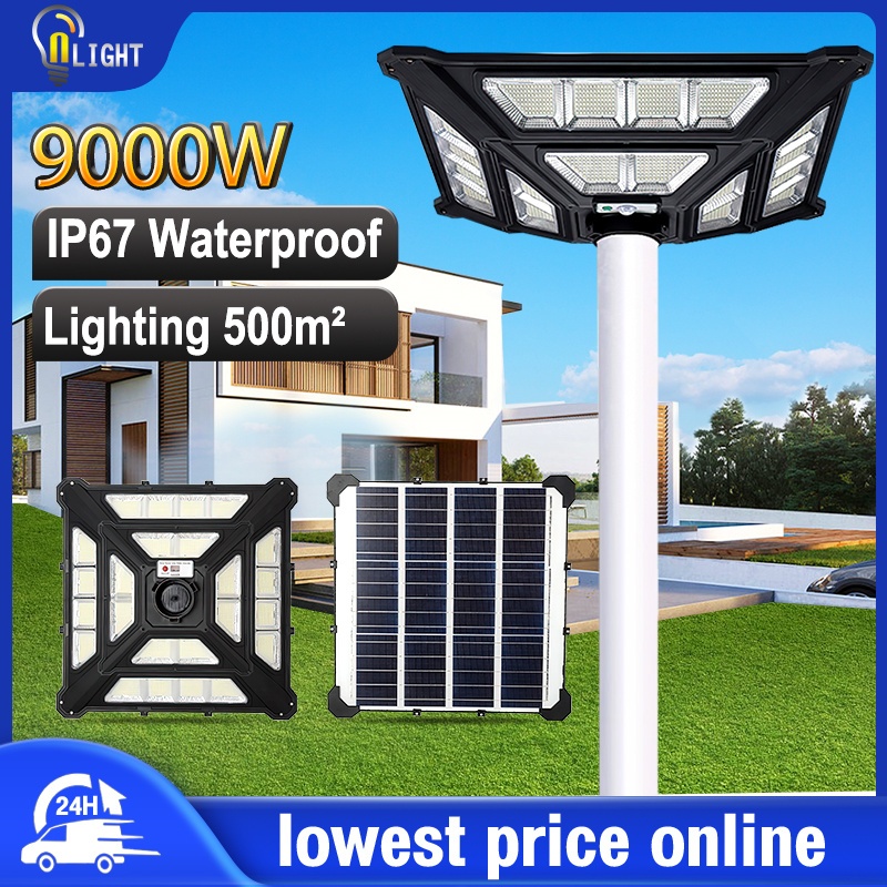 9000W Solar Street Lights Outdoor: Commercial Solar