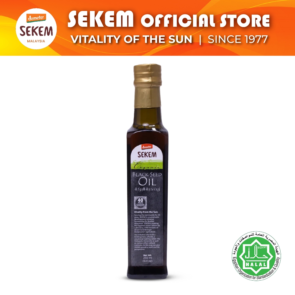 SEKEM DEMETER BLACK SEED OIL (250ML) | Shopee Malaysia