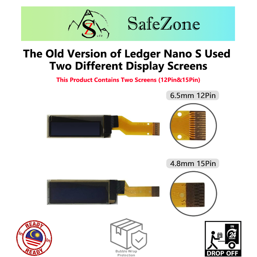 [ORI] Ledger Nano S Replace Screen 100% Compatible 0.91