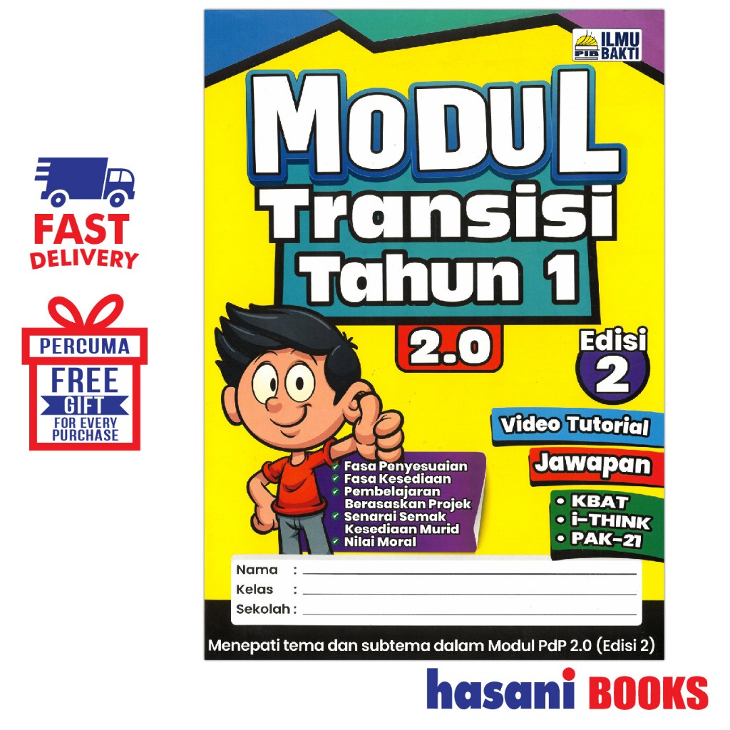 Hasani PIB Modul Transisi Tahun 1 2.0 (Edisi 2) 9786294731493 | Shopee ...