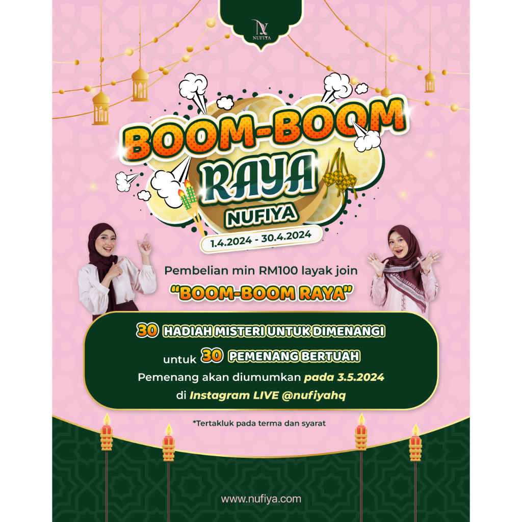 BOOM BOOM RAYA GIVEAWAY (PLEASE CHAT SELLER) | Shopee Malaysia