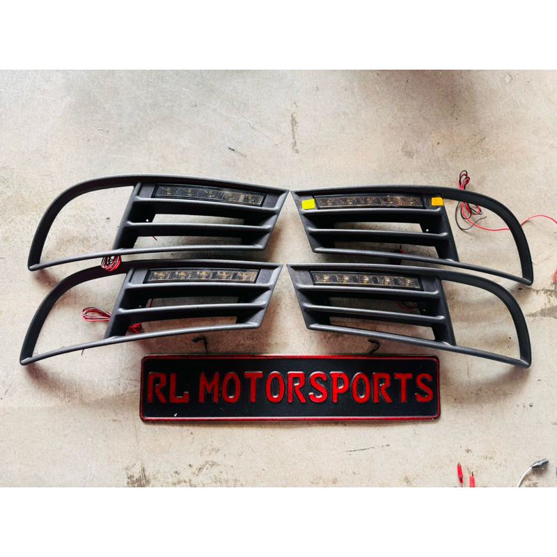 Naza kia forte superlux front bumper foglamp foglight fog day lamp ...