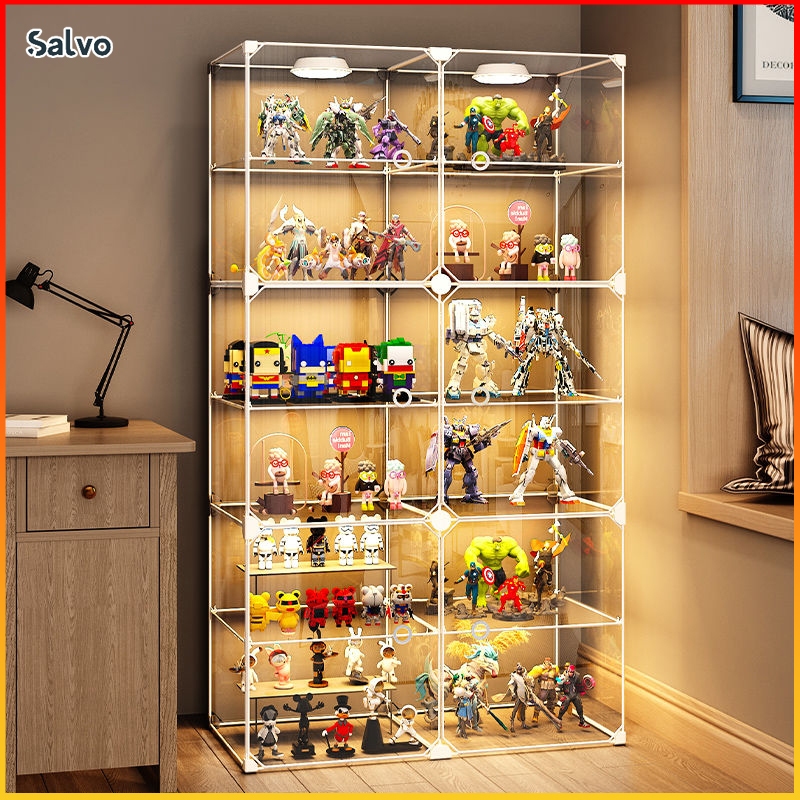 Salvo Multi-Layer Display Storage Box Transparent Shoe Box Stackable ...