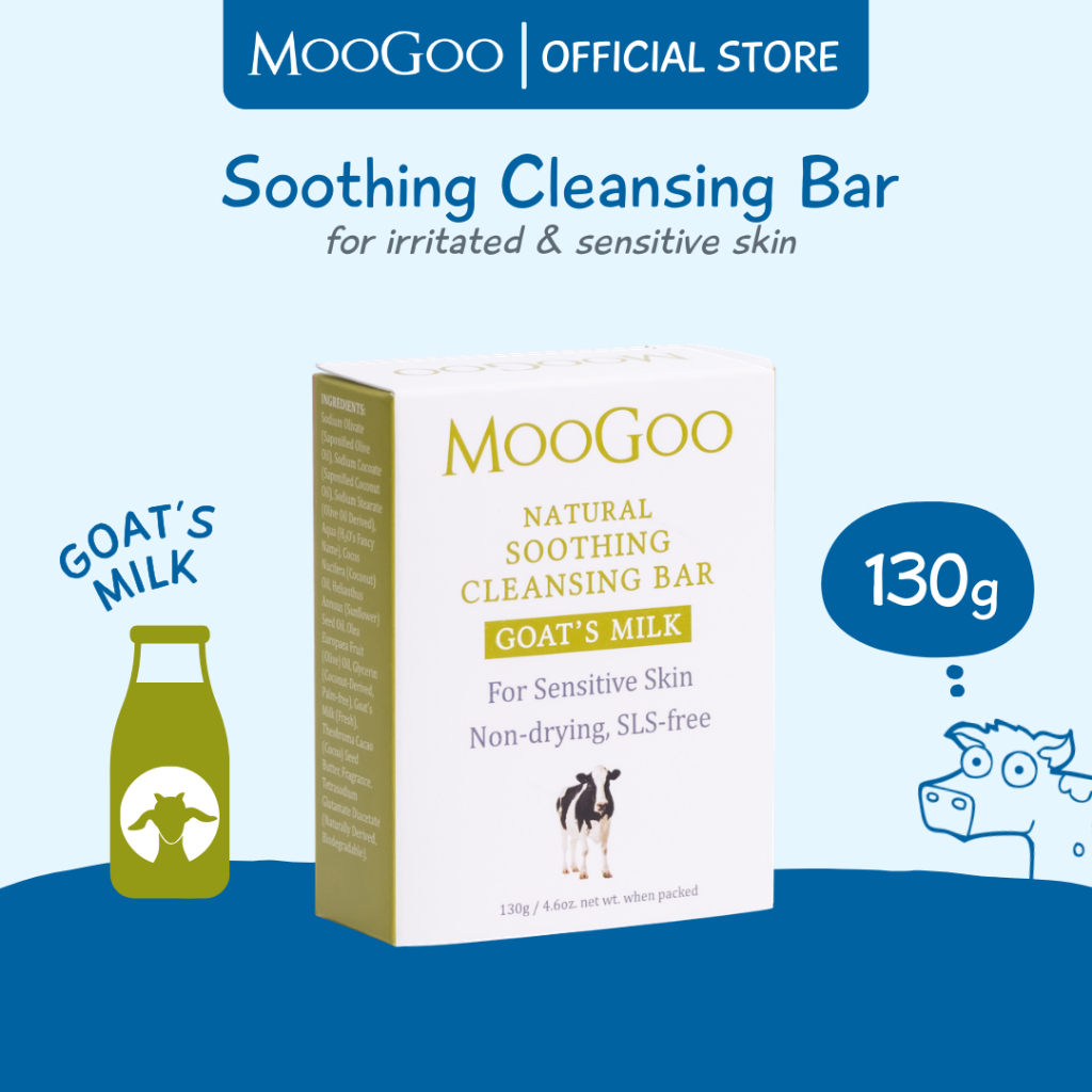 MooGoo Soothing Cleansing Bar (Goat's Milk) 130g Shopee Malaysia