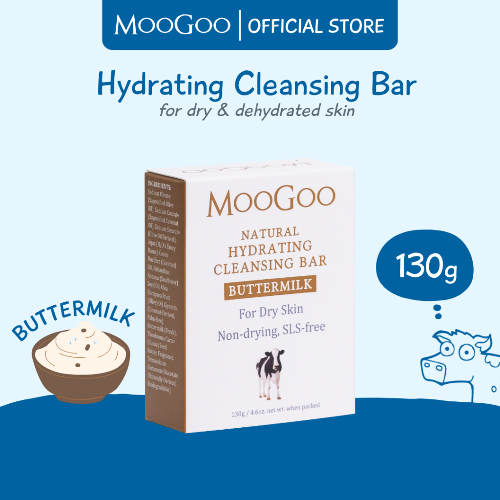 MooGoo Hydrating Cleansing Bar (Fresh Buttermilk) 130g Shopee Malaysia