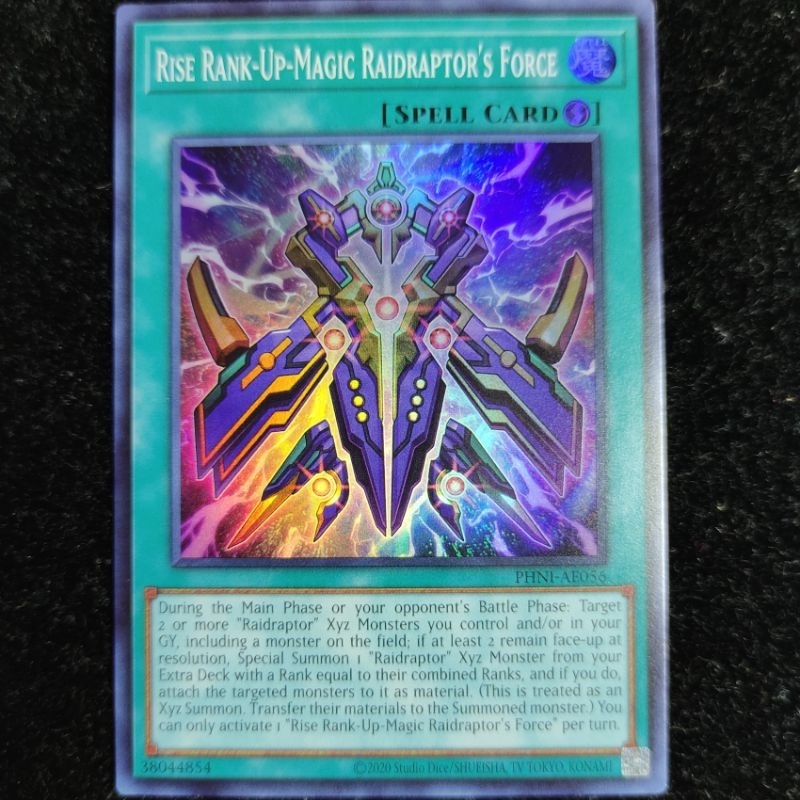 PHNI-AE056 Rise Rank-Up-Magic Raidraptor's Force (SR) | Shopee Malaysia