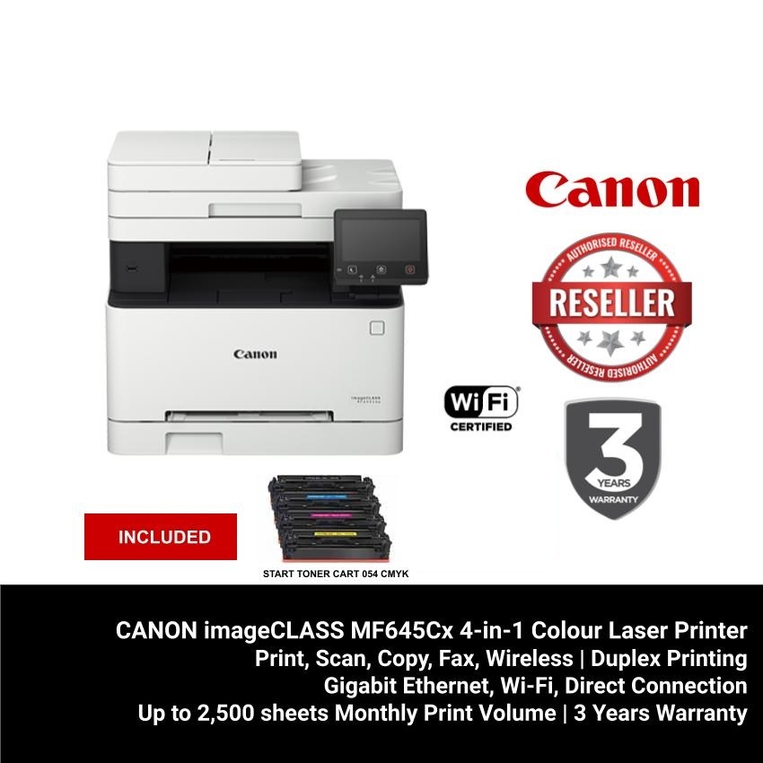 Canon All In One Laser Colour Printer Imageclass Mf645Cx | Shopee Malaysia