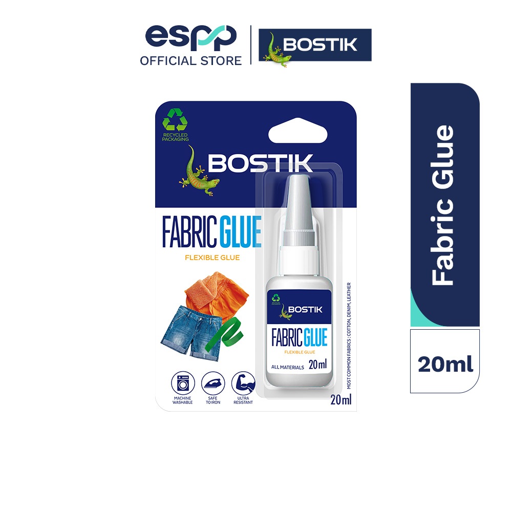 Bostik Fabric Glue Waterbased Acrylic Adhesive (20ml) Shopee Malaysia