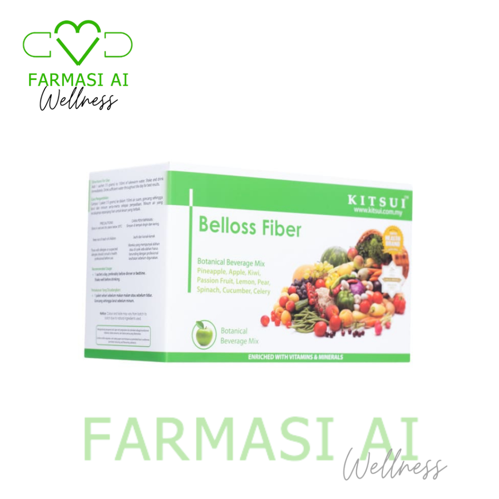 Kitsui Belloss Fiber 15x15g (EXP: 11/2026) | Shopee Malaysia