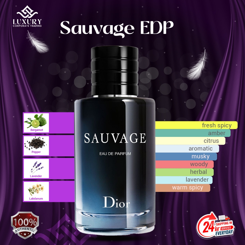 💯 Top Selling 2024 Sauvage Eau De Parfum 100ml Perfume For Men (Daily