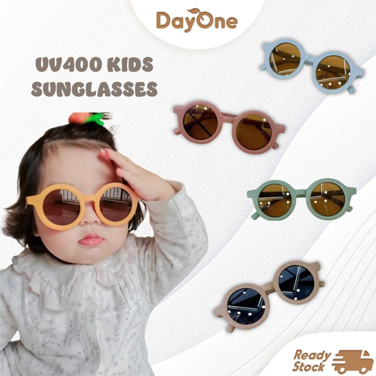 HOOLDW Vintage Small Round Kids Sunglasses Metal Frame Children Sun Glasses Boys Girls Baby Uv400 Goggles Glasses Oculos De Sol I272135536