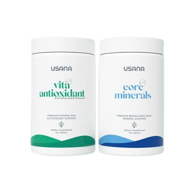 USANA CELLSENTIALS CORE MINERAL PLUS + VITA AO 細胞基本營養素套裝 112 TABLETS 🔥 ...