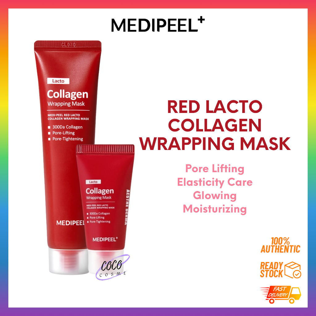 MEDI-PEEL (MEDIPEEL) Red Lacto Collagen Wrapping Mask 15ml / 70ml ...