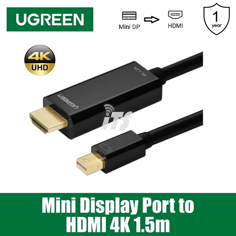 Ugreen Mini Display Port To Hdmi 4k 15m Cable Md101 20848 Shopee Malaysia 8348