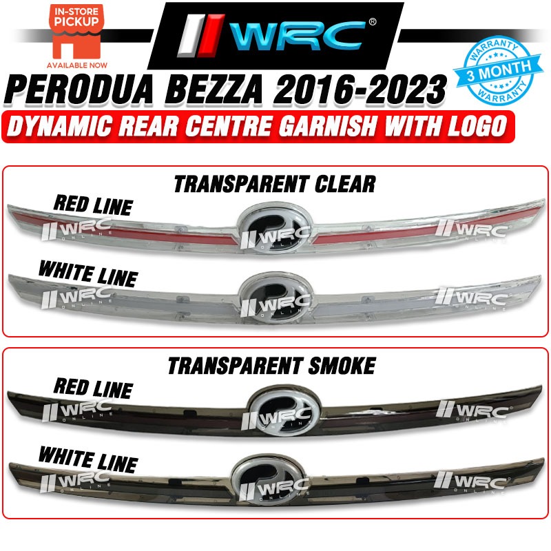 Perodua Bezza 2016 - 2023 Dynamic Rear Centre Garnish With Logo ...