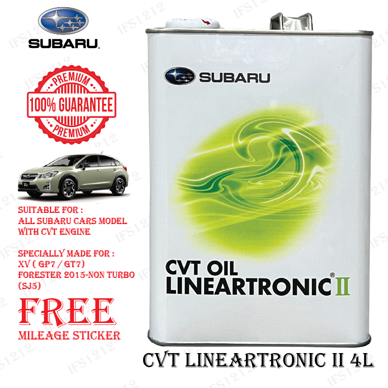 🇲🇾ORI NEW🔥 JAPAN SUBARU CVT AUTO OIL 4L SUBARU XV FORESTER 2015 ...