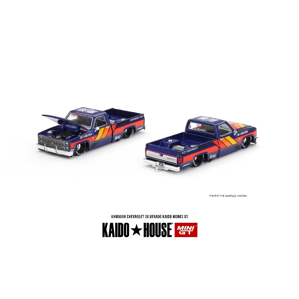 Kaido House x MINI GT ( KHMG099 ) Chevrolet Silverado - KAIDO WORKS V2 ...