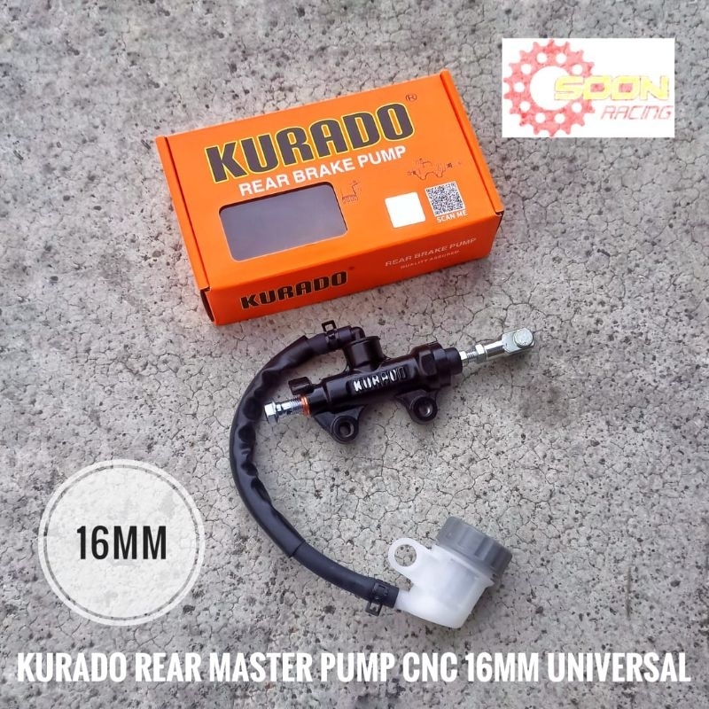 KURADO RACING REAR MASTER PUMP CNC R1 16MM YAMAHA Y15 LC135 FZ150 Y16 ...