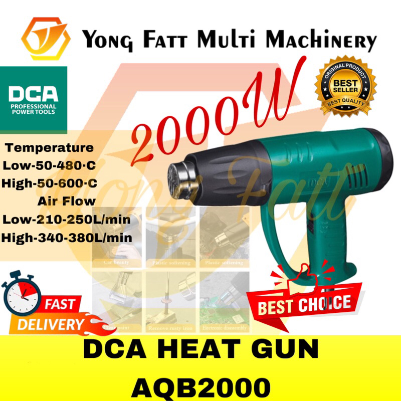 DCA AQB2000 HEAT GUN ( HOT AIR GUN) | Shopee Malaysia