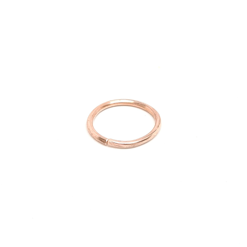 Bare Copper Single Band Ring - Minimalist - Unisex | Shopee Malaysia