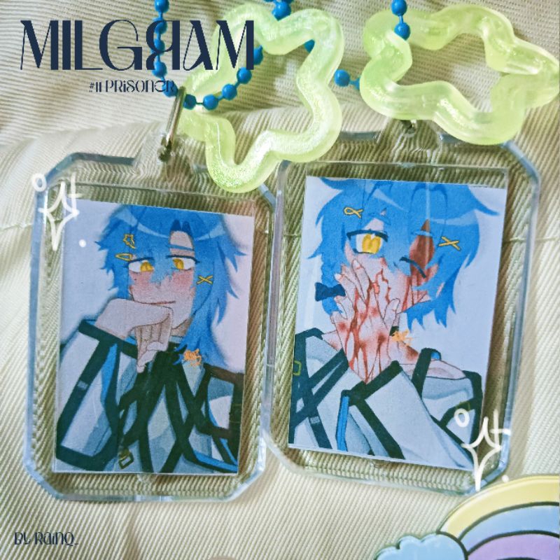 MILGRAM #11 prisoners keychain // beads , star | Shopee Malaysia