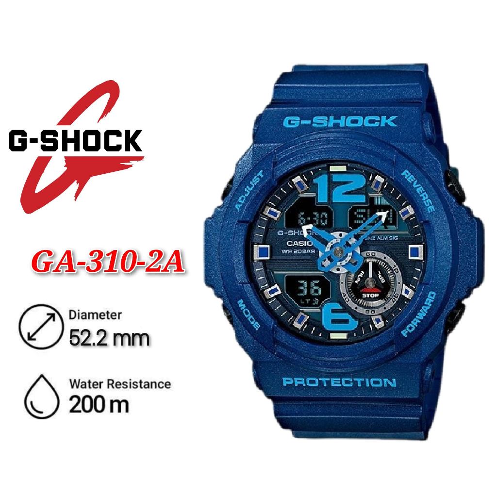 Casio G Shock GA 310 2A Super Illuminator Analog Digital Men s Watch GA 310 NO TAG Shopee Malaysia