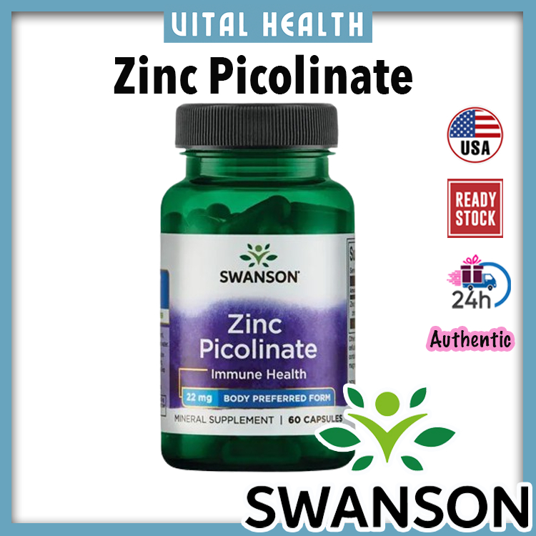 Swanson Zinc Picolinate, Mineral Supplement Promoting Prostate Health