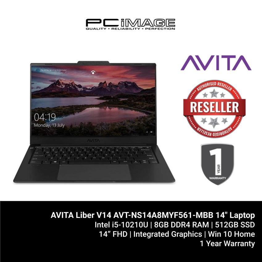 Avita Liber V14 AVT-NS14A8MYF561-MBB Matte Black (i5-10210U, 8GB, 512GB ...