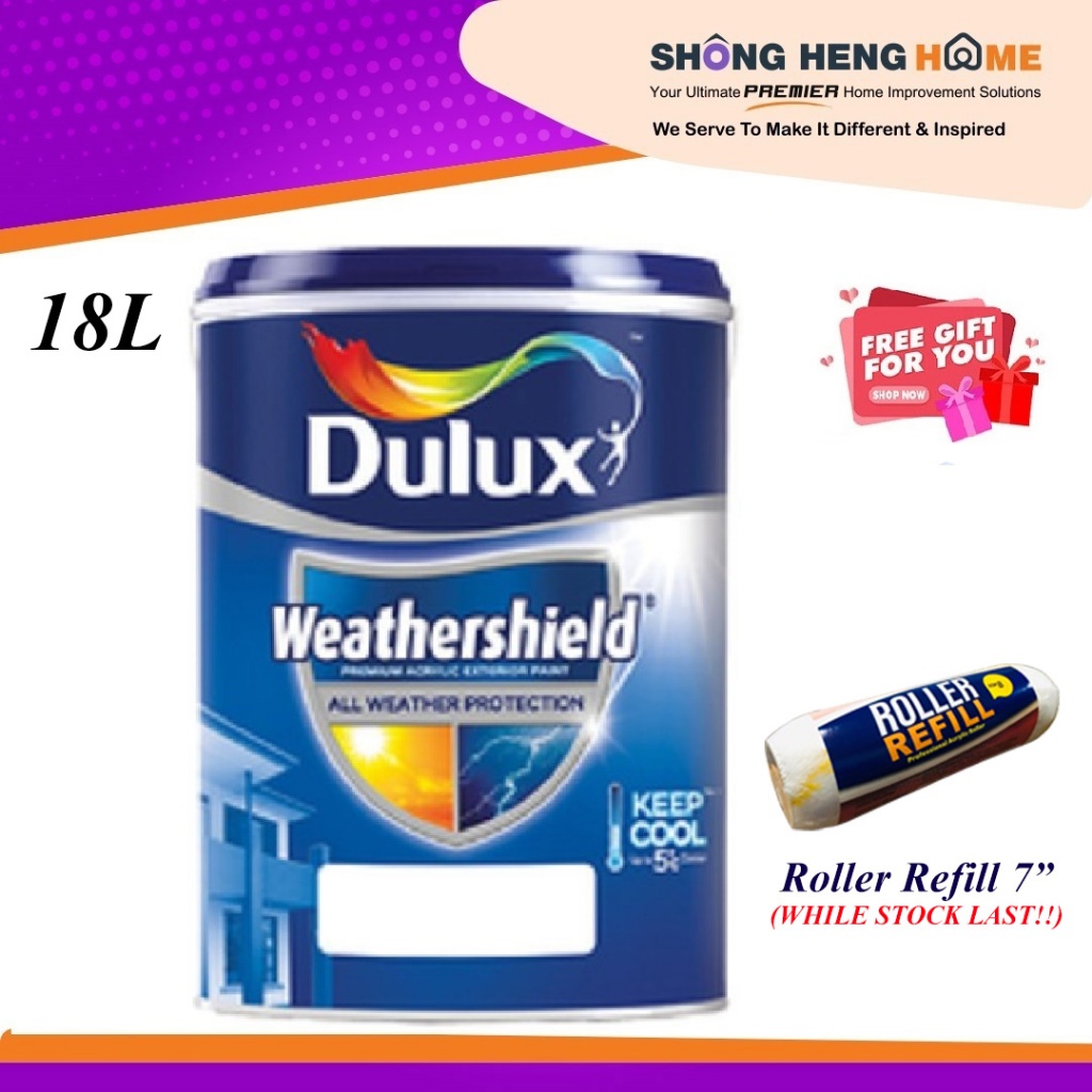 18L Dulux Weathershield Exterior Wall - Color Option (AnyColors Code ...