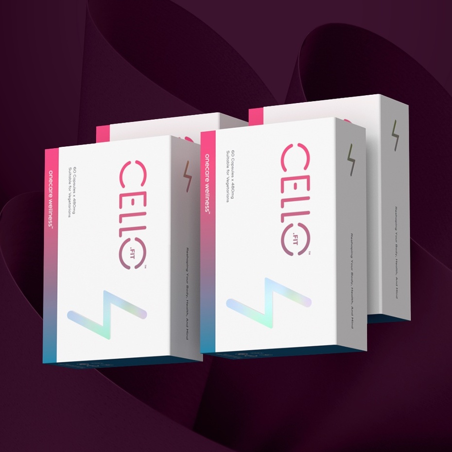 CelloFIT 4BOX Reshape Body Supplement Fat Burner Belly Fat Visceral Fat Suplemen Kurus
