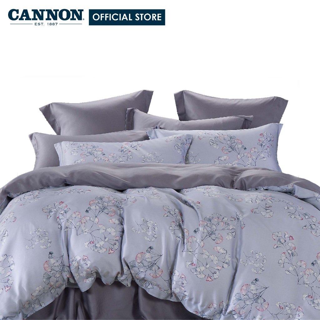 CANNON Ashton TENCEL™ Quilt Cover Set 1000TC Queen/King/Super King