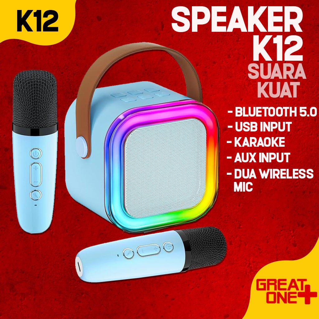 Wireless Karaoke Speaker With Bluetooth Microphone K12 Home KTV Karaoke ...
