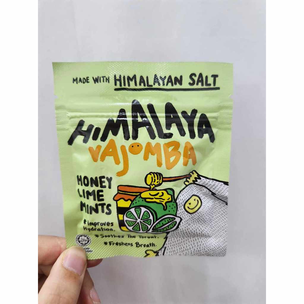 Himalaya Vajomba Candy Actiwhoosh Mints/Honey Lime Mints 15G | Shopee ...