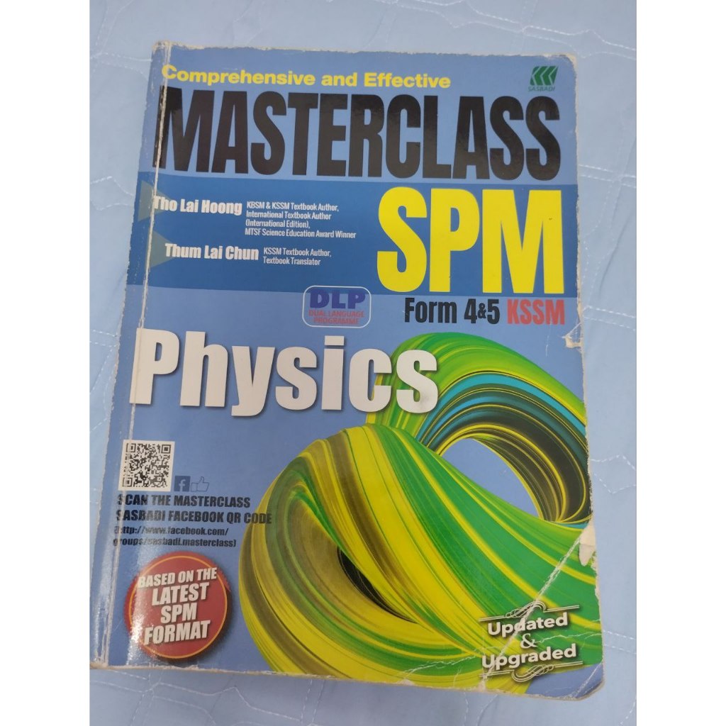 Buku Nota Padat Fizik Dlp Masterclass Spm Kssm Preloved Shopee Malaysia