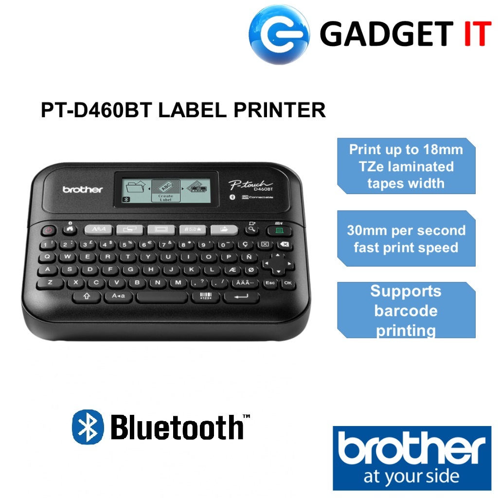 Brother PTouch PTD460BT Business Expert Connected Label Maker