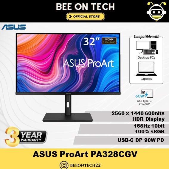 ASUS ProArt Display PA328CGV Professional Monitor | Shopee Malaysia