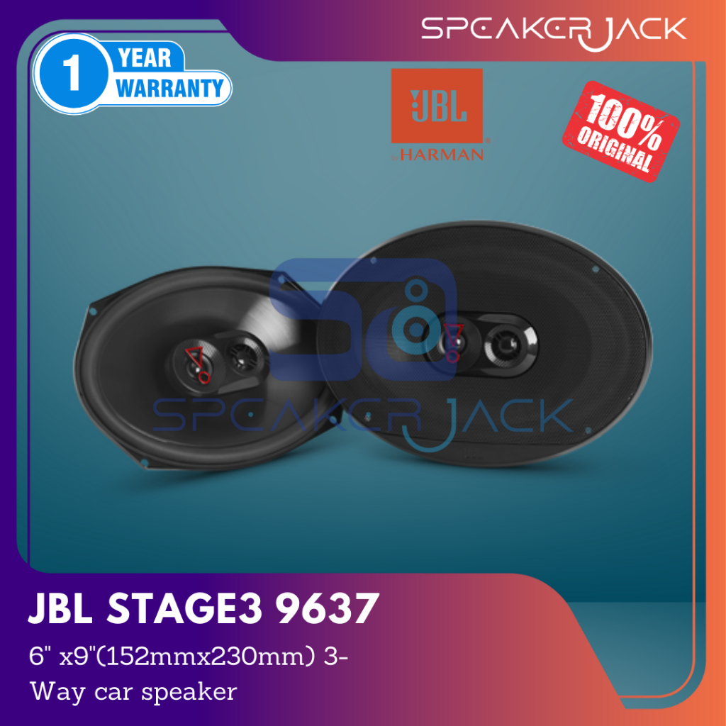 JBL Stage3 9637 | 6" x 9" 3-Way Speaker (With Grille) | Shopee Malaysia