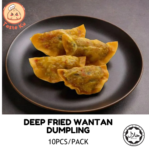TASTEKU Deep Fried Wantan Dumpling 10 PCS | Shopee Malaysia