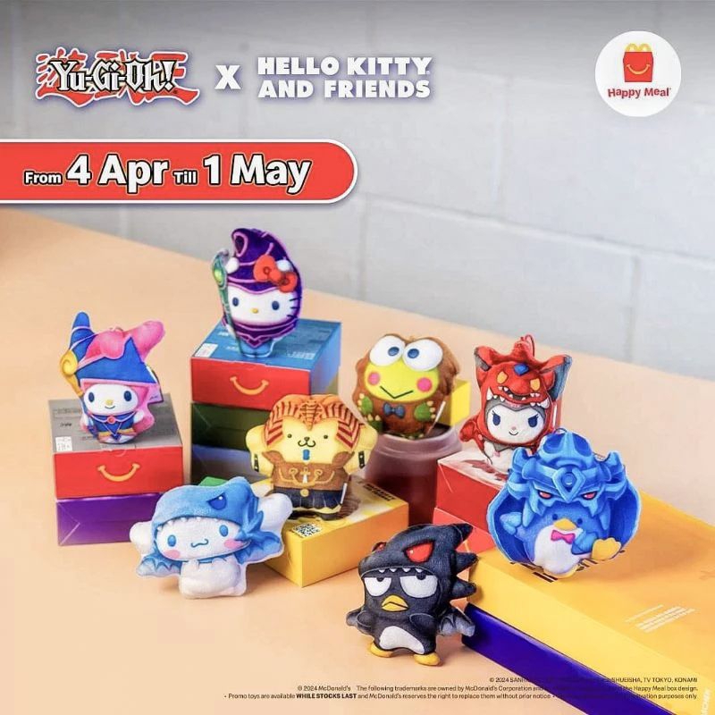 B16 】[ Ready Stock]McDonald's Malaysia Happy Meal Toy YuGiOh X Hello