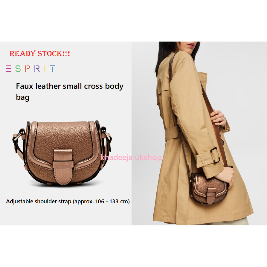 Esprit Faux leather small cross body bag