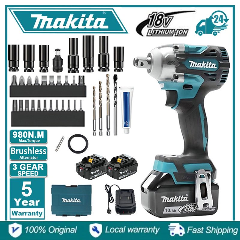 Makita DTW285 electric cordless wrench impact wrench cordless wrench 2 ...