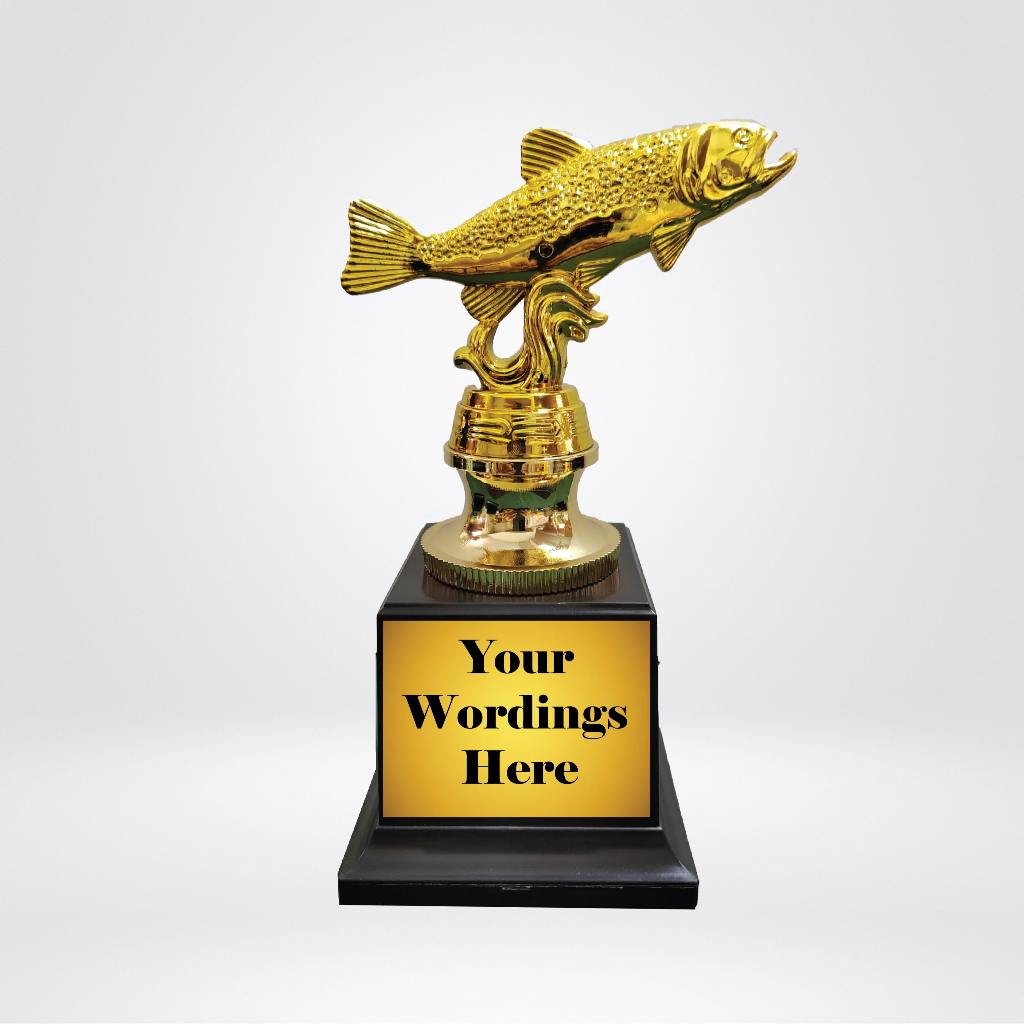 Fish Trophy/ Piala Ikan/ Fishing Award/Budgeted Trophy (Included ...