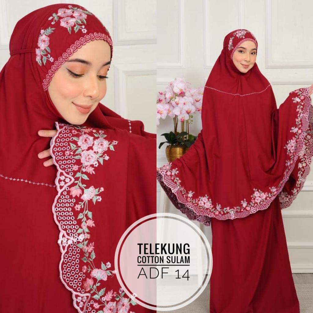 Telekung Cotton Sulam,telekung Kerawang, Fashion Baru,Telekung Murah ...