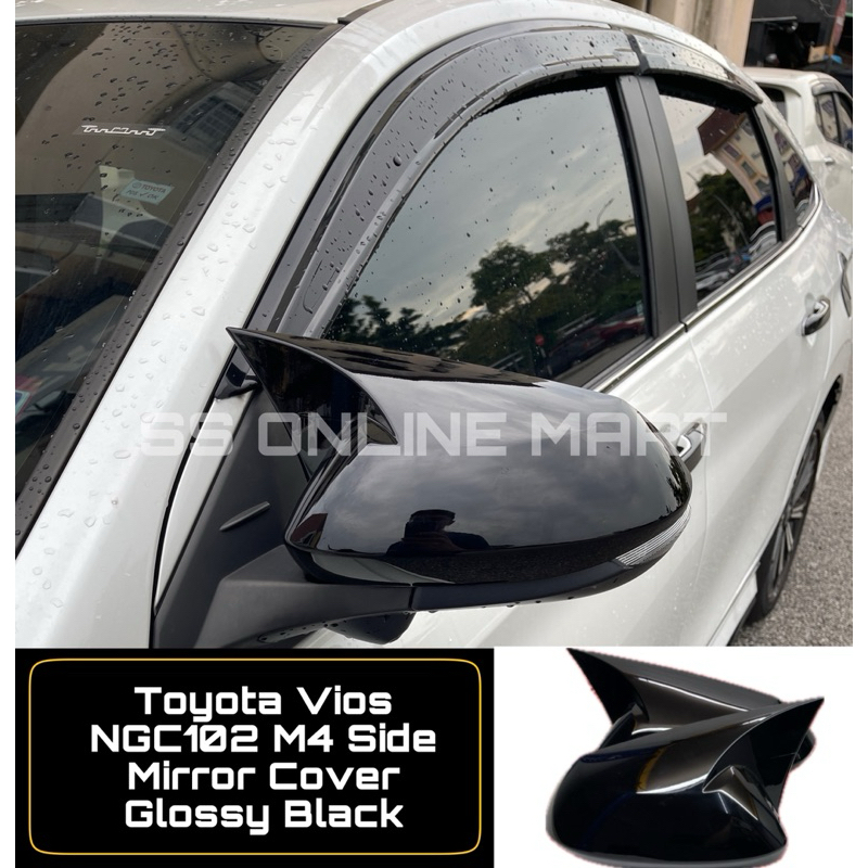 Toyota Vios 20232024 NGC102 Toyota Side Mirror Cover M4 Style Side Mirror Cover Shopee Malaysia