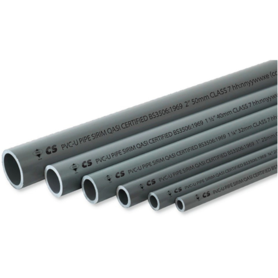 PVC PIPE CLASS 7 TEBAL SAIZ 1/2'' 2''(3FT) Shopee Malaysia