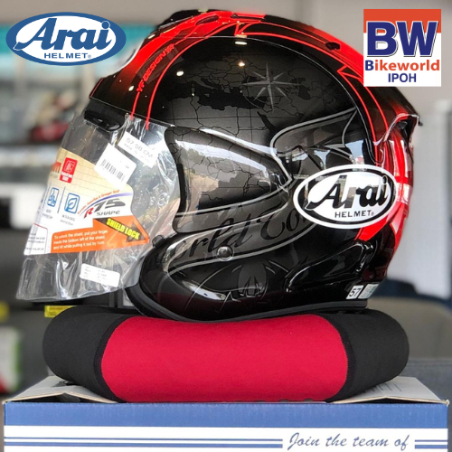 Premium Helmets: ARAI Vz-Ram Harada Tour Black
