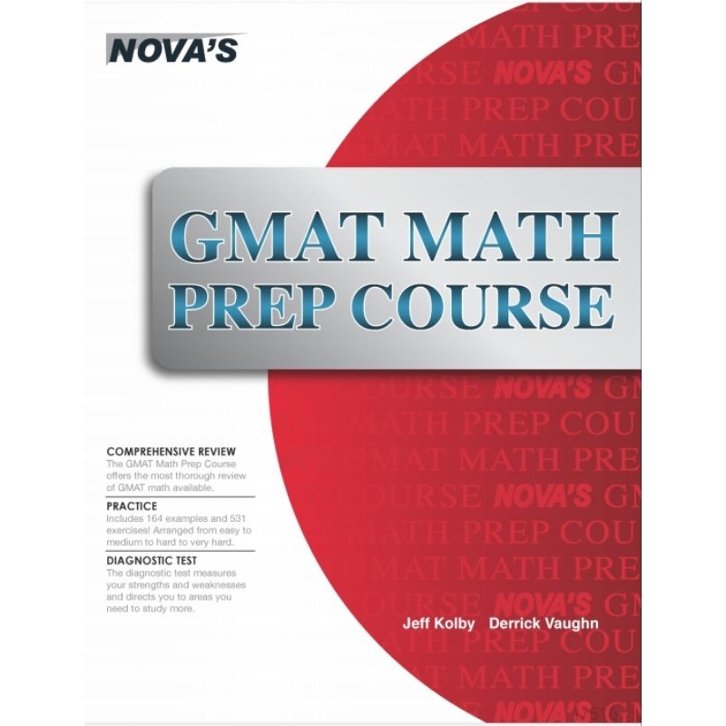 [9A026] GMAT Math Prep Course 2024 Edition (Kolby, Jeff) | Shopee Malaysia