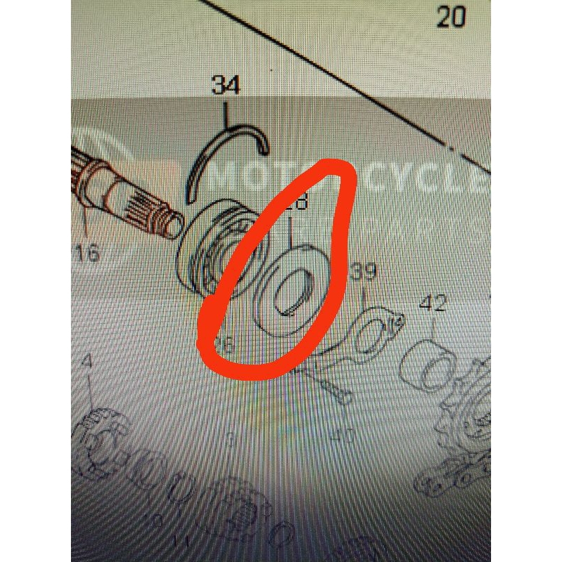 Suzuki GSXR 1000 / GSXR 750 / GSXR 600 / GSR 750 / GSXS 1000 gear shaft